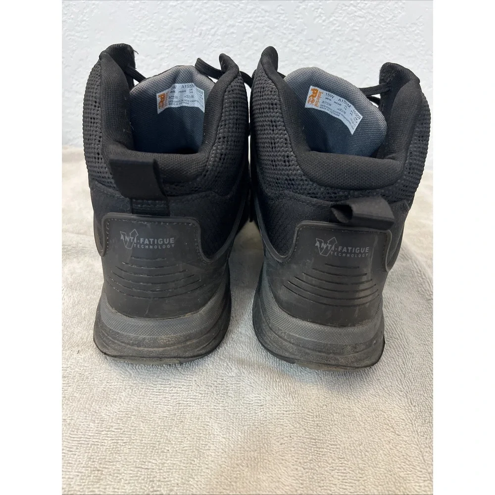 Timberland PRO COMPOSITE TOE Size 15W Wide Athletic SHOE Mid‎ Black A1S5M Men's